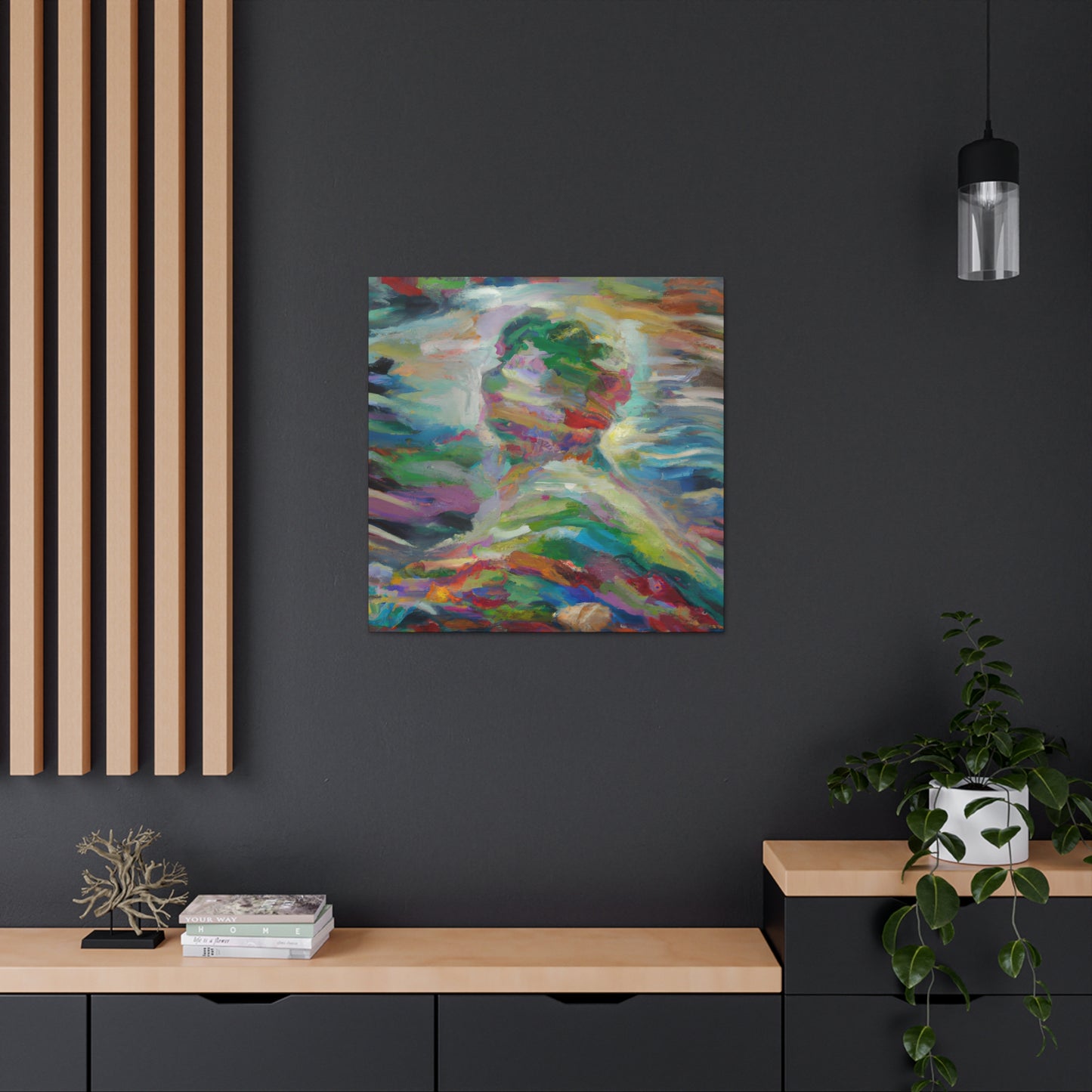 IrisGlyphs - Autism Canvas Art