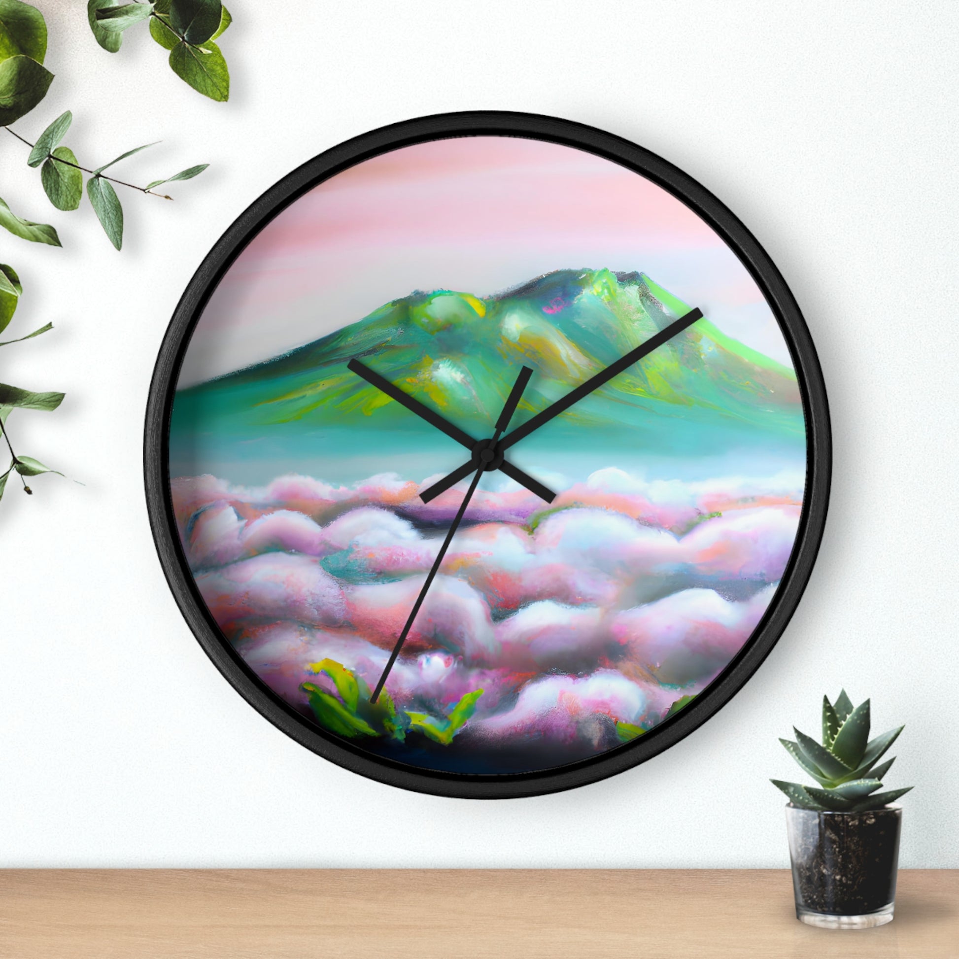 Caelum  (Latin for "heaven" or "sky") Wall Clock