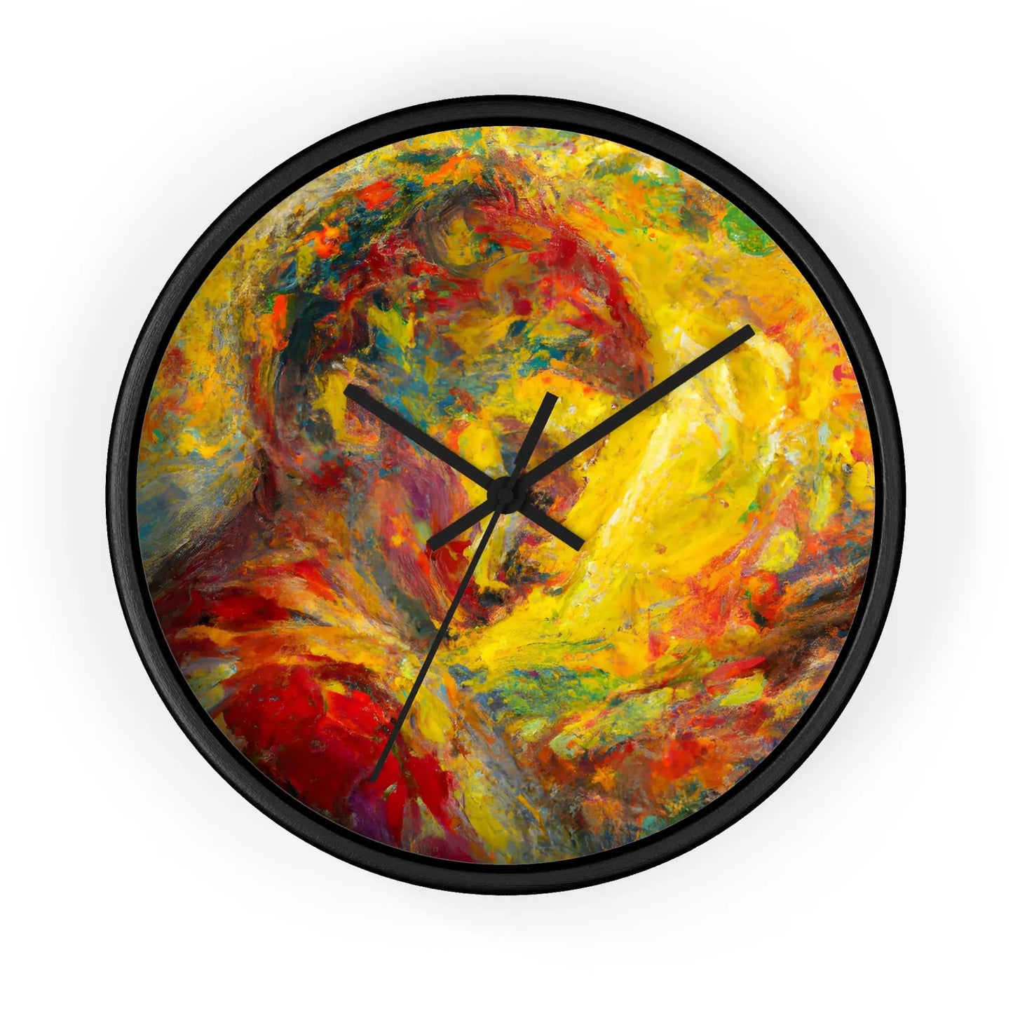 AriVanGogh - Autism-Inspired Wall Clock
