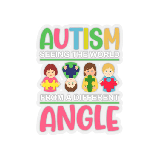 Autism: Seeing the World from a Different Angle Sticker