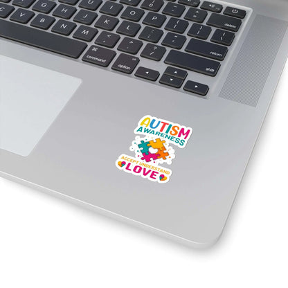 Autism Awareness: Accept Understand Love Sticker