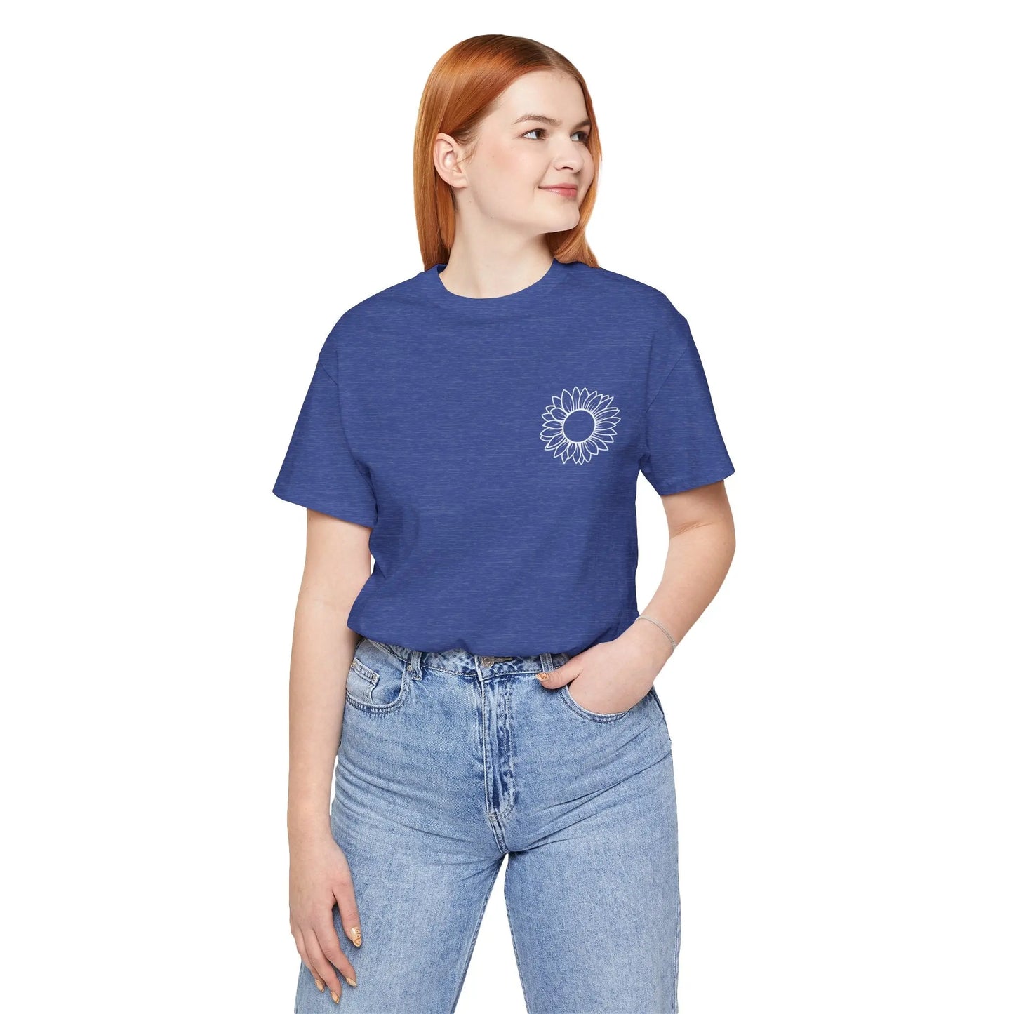 Autism Awareness Sunflower Tee - Sensory-Friendly Comfort