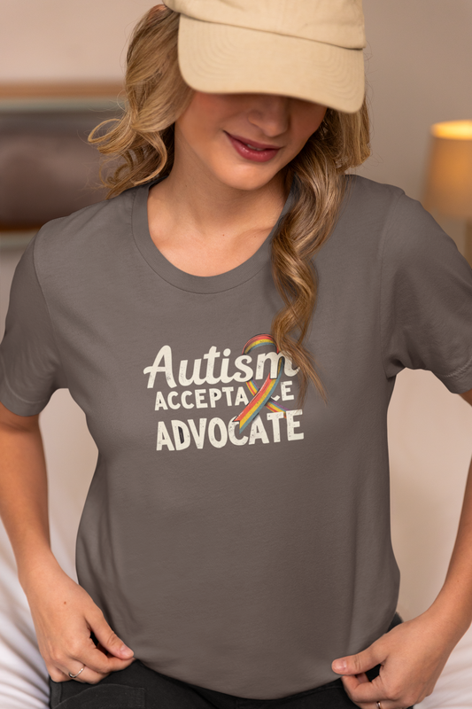 Autism Acceptance Advocate Vintage Tee