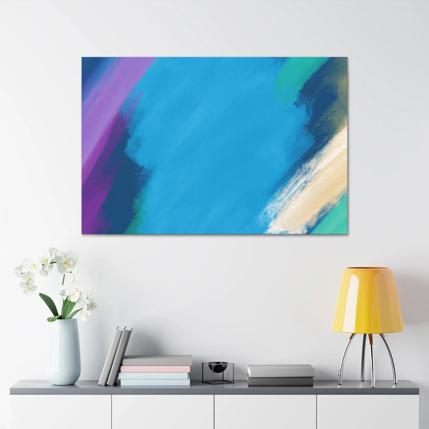 Grandeur of Blossom -- an homage to the artist's vibrant and timeless artwork. - Autism Canvas Art