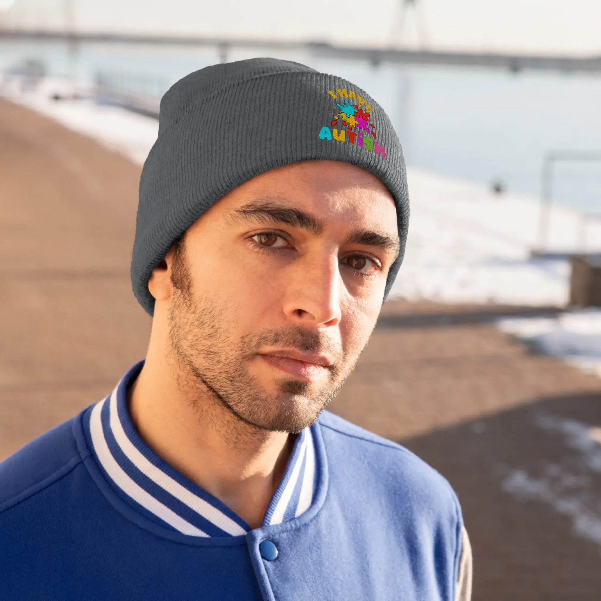 I Have Autism Knit Beanie