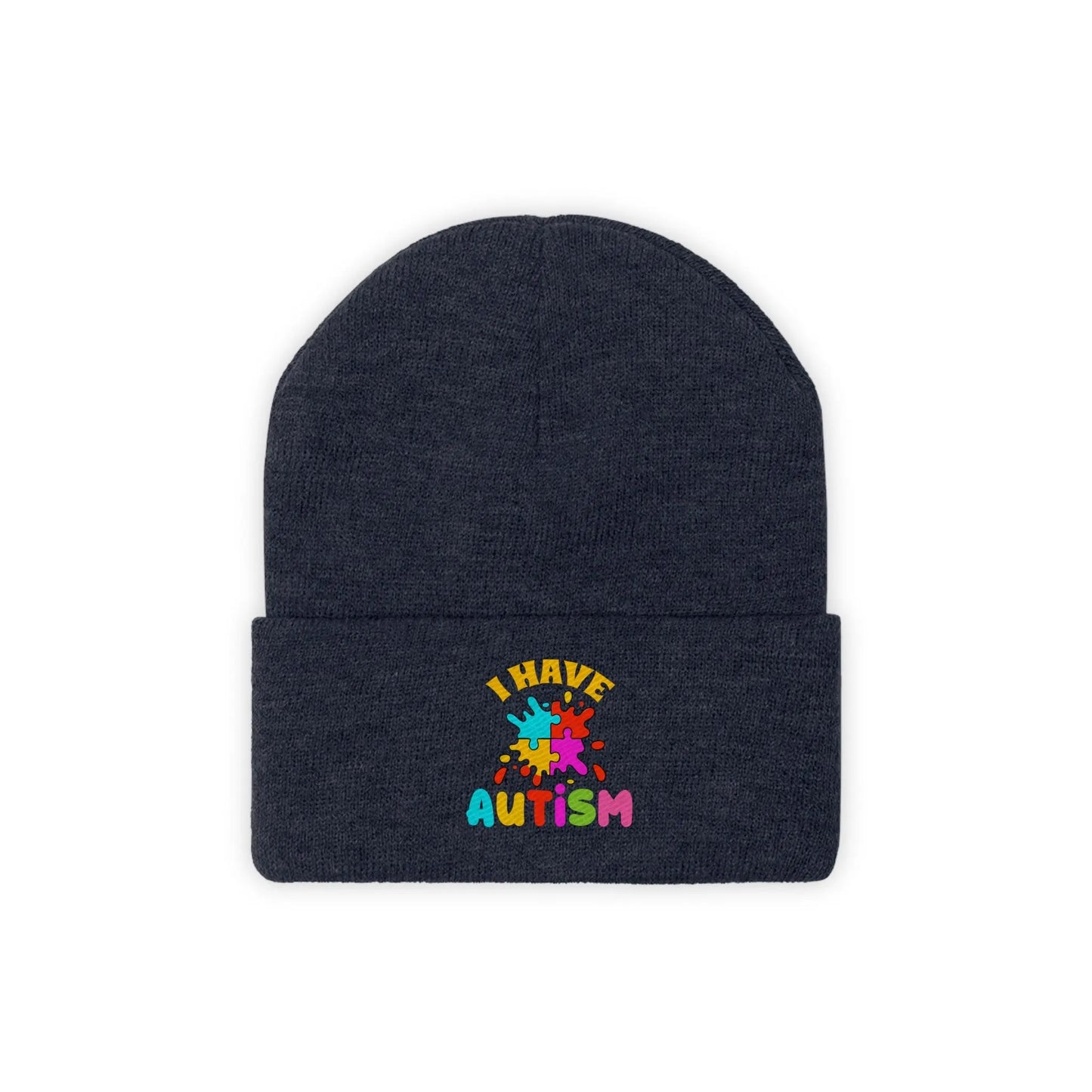 I Have Autism Knit Beanie